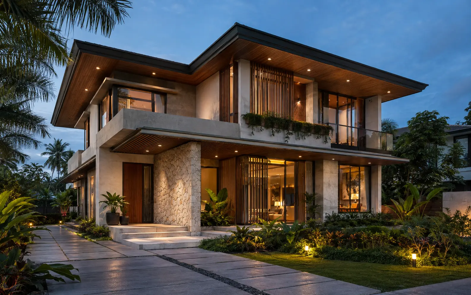 Contemporary residential design concept