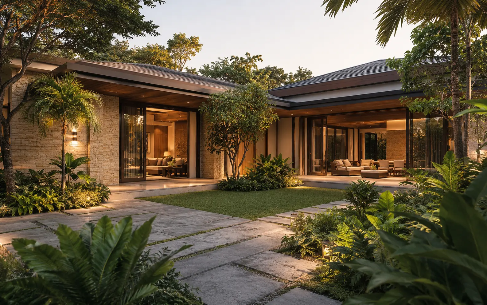 Courtyard Light Villa